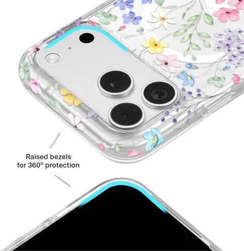 Vista 97 de VELVET CAVIAR Funda para iPhone 15, compatible con MagSafe, probada contra caídas de 10 pies, fundas protectoras de diseño, leopardo color rosa