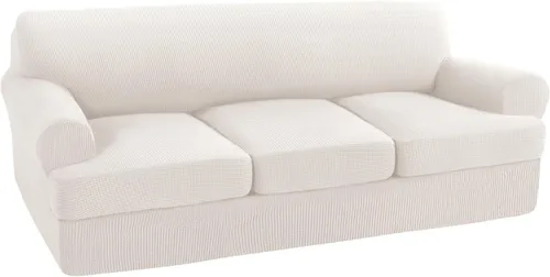 Vista 49 de Turquoize Funda para sillón con cojín en forma de T para sala de estar, funda elástica para sofá, funda suave para sillón, fundas de muebles