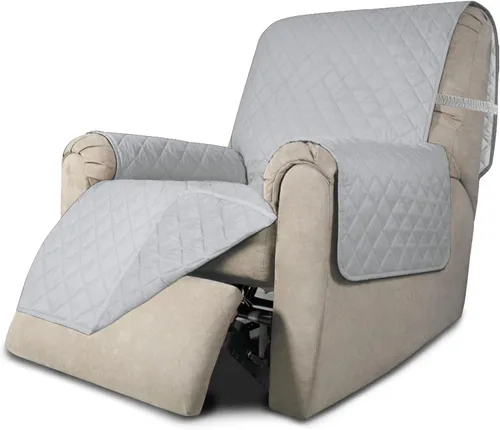 Vista 85 de Easy-Going - Funda reversible para sofá, resistente al agua, con varillas de espuma y correas elásticas, protector de muebles para mascotas y perros