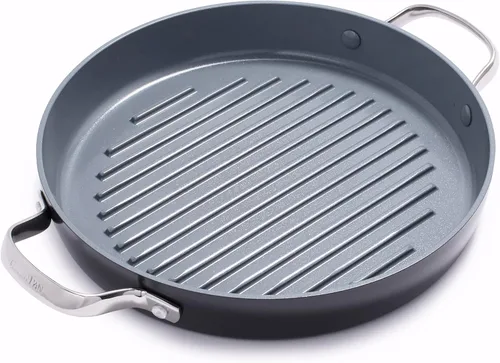 Vista 14 de GreenPan Valencia Pro 9.5" Ceramic Nonstick Crepe Pan, Hard Anodized