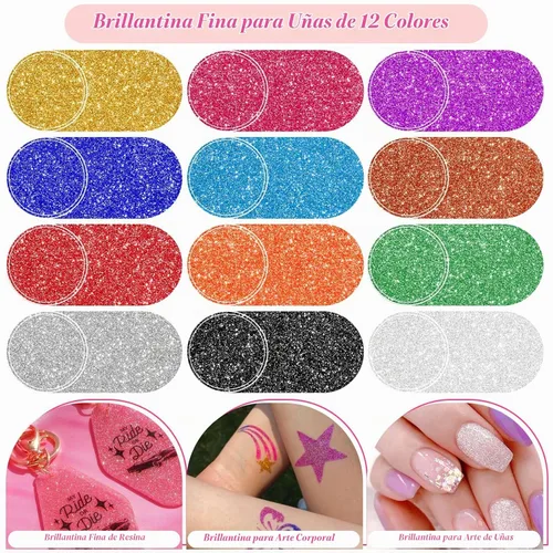 Vista 5 de Kit de uñas postizas acrílicas, kit de uñas postizas a presión con puntas de uñas transparentes de ataúd, soporte de exhibición de uñas, calcomanías