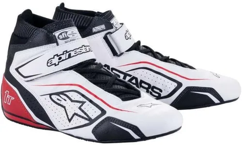 Vista 5 de Alpinestars Tech 1-T V3 - Zapatos de conducción SFI - Talla 7.5 - Negro/Gris Frío/Amarillo (2710122-1055-7.5)