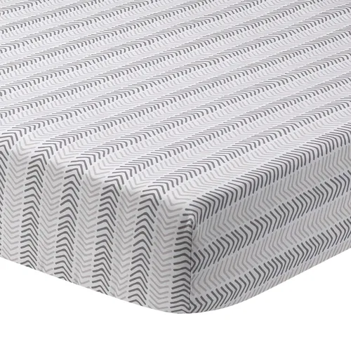 Vista 7 de Lambs & Ivy Woodland Forest Animal Nursery Juego de cama de cuna de 5 piezas - Gris