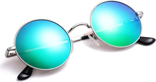 Vista 2 de Pro Acme - Gafas de sol polarizadas redondas para hombre y mujer, estilo John Lennon