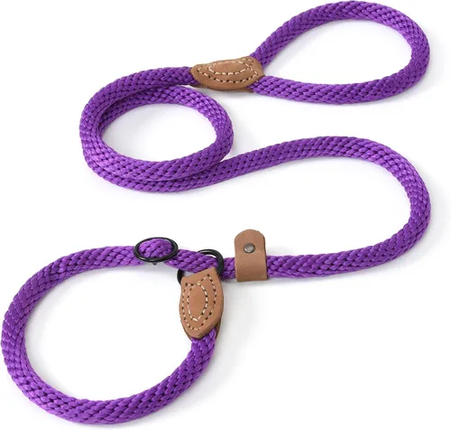 Vista 17 de Mile High Life Correa antideslizante para perro, correa de cuerda resistente de 4 pies, 5 pies, 6 pies, para entrenamiento sin tirones, correa
