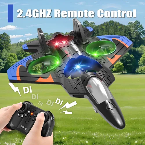 Vista 4 de 4DRC V32 Aviones RC de espuma con 3 baterías, aviones de control remoto para niños y adultos de 8 a 16 años, avión a control remoto, helicóptero