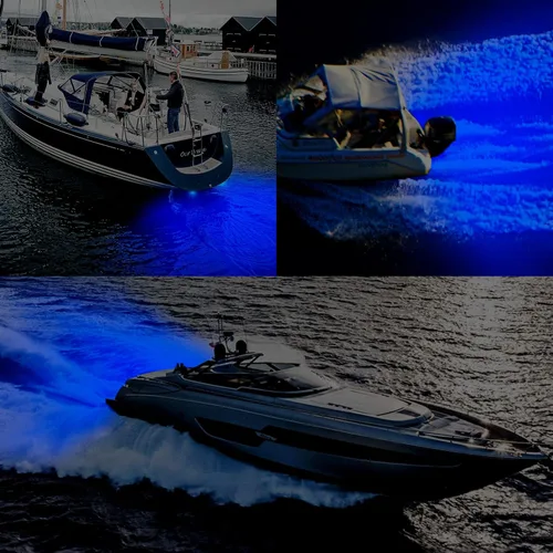 Vista 6 de UCINNOVATE 2X Luces LED Marinas para Barco de 6.9", 3000LM 84LED Luces de Popa Impermeables, Luz Subacuática para Yates, Barcos, Velero, Pontón