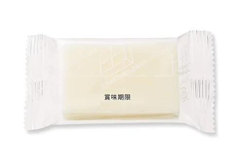 Vista 4 de Tarta de arroz Sato No Kirimochi Parittosuitto de 14.11 oz (paquete de 2) + 1 cuchara de café NineChef de mango largo