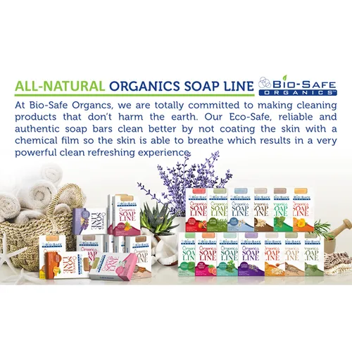 Vista 7 de Jabón corporal orgánico natural hecho a mano Comfrey Dreams con barra de champú con cártamo, palma y oliva para pieles sensibles Lujoso