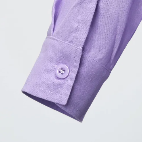 Vista 5 de BIUMUET Camisas de algodón y lino para hombre, estilo casual, con botones, color sólido, manga enrollable, para verano, playa, ajuste regular