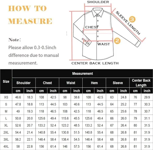Vista 8 de COOFANDY Men's Muscle Fit Dress Shirt Wrinkle Free Long Sleeve Button Down Shirt