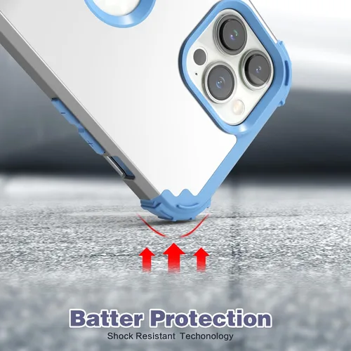 Vista 8 de IDweel Funda para iPhone 14 Pro Max con protector de pantalla para mujer, 3 en 1, a prueba de golpes, ajuste delgado, híbrida, resistente, cubierta