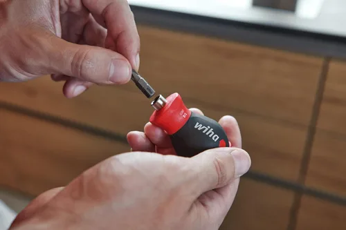 Vista 6 de Wiha 38045 Destornillador rechoncho con puntas de inserción seis en uno, Torx