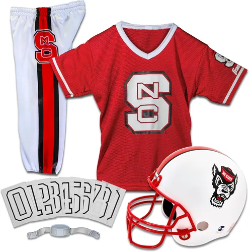 Vista 11 de Franklin Sports NCAA - Conjunto de uniforme de fútbol americano para niños, camiseta de fútbol universitario, casco + pantalones para niños y niñas