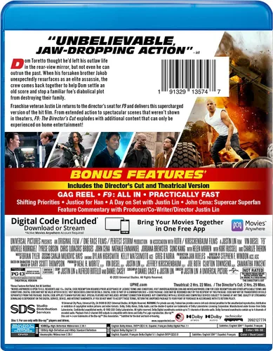 Vista 2 de F9 The Fast Saga - Director's Cut Blu-ray + DVD + Digital