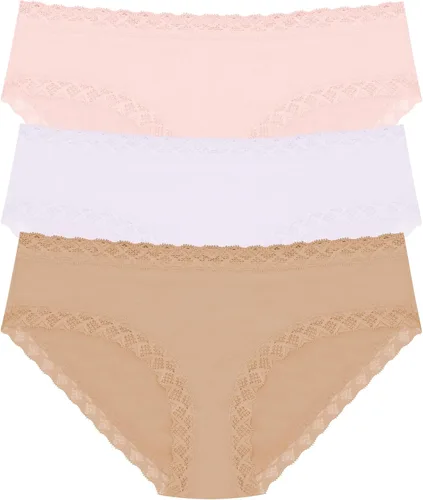 Vista 10 de Natori Paquete de 3 bragas Bliss Girl para mujer Café