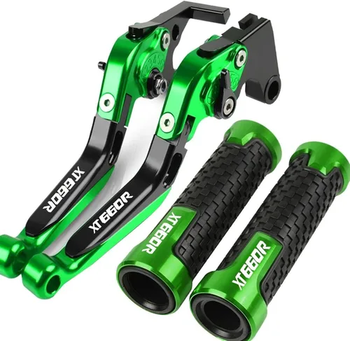 Vista 11 de Embrague de freno para Yamaha XT660R 2004-2016 Palancas de embrague de freno plegables de motocicleta embrague de freno ajustables agarraderas CNC
