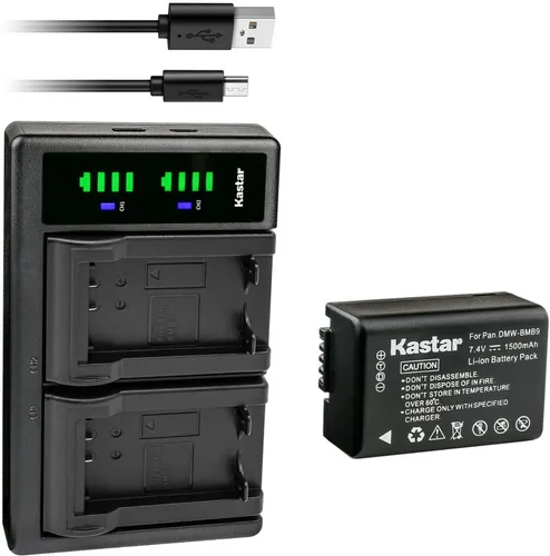 Vista 8 de Kastar Cargador de batería USB LTD2 compatible con Panasonic Lumix DMC-FZ70, Lumix DMC-FZ72, Lumix DMC-FZ100, Lumix DMC-FZ150, Lumix DC-FZ80, Lumix