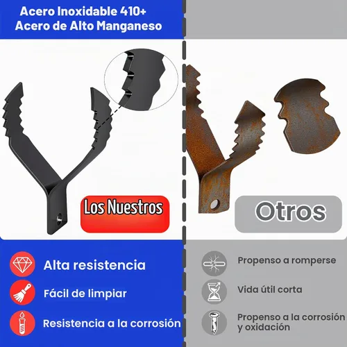 Vista 4 de Richcat Accesorio de taladro de serpiente de drenaje, cortador y juego de barrenas, utilizado en máquina de limpieza de drenaje de CA de 50 a 100