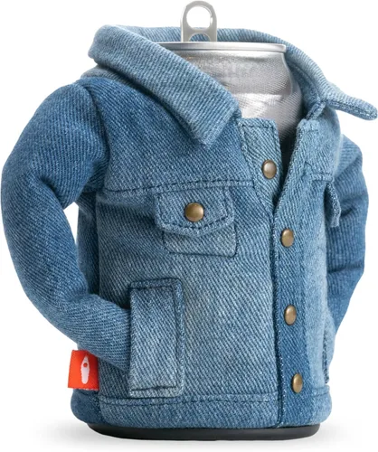 Vista 2 de Puffin - El vaso de mezclilla para bebidas, enfriador de latas aislado (azul Denim, The Denim)