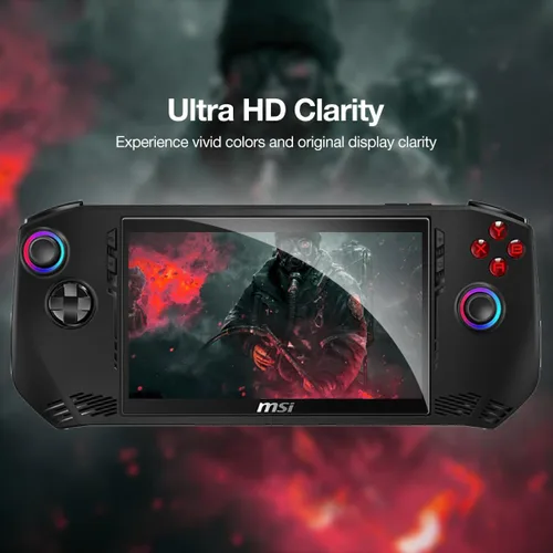 Vista 3 de magglass Protector de pantalla para MSI Claw A1M, protector de pantalla de vidrio templado UHD (consola de juegos portátil) (HD)