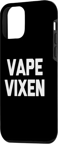 Vista 2 de iPhone 12 mini Vape Vixen T-Shirt divertido dicho sarcástico fumar vaping caso