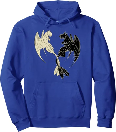 Vista 10 de Cómo entrenar a tu dragón 3 Hidden World Lightfury Toothless Sudadera con capucha
