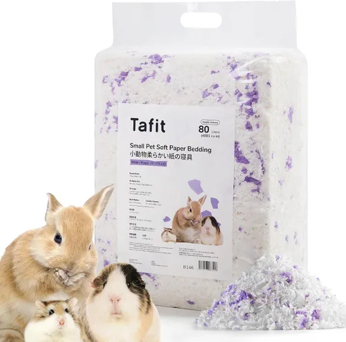 Vista 13 de Ropa de cama de papel natural suave 99% libre de polvo con control de olores, para hámsters, conejillos de indias, conejillos, conejillos