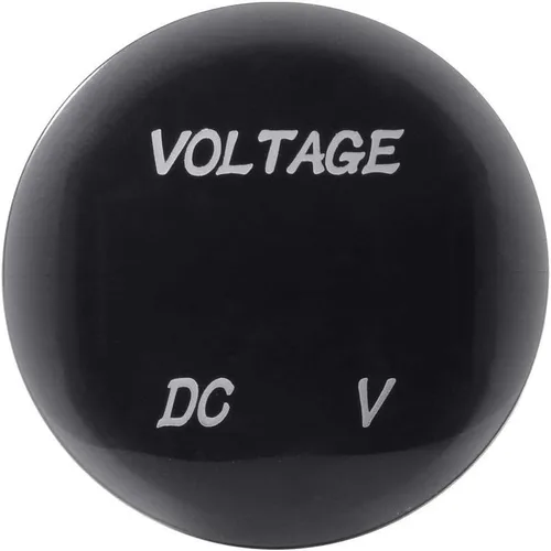 Vista 5 de ZYTC Mini voltímetro impermeable con pantalla digital LED, medidor de voltaje DC 12V-24V universal para coche/motocicleta/camión (azul)