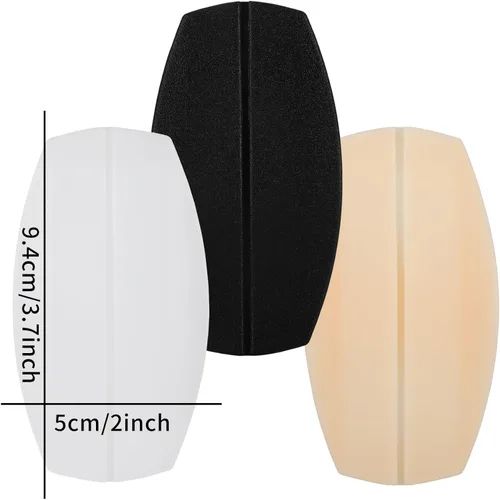 Vista 6 de YOYOSTORE 3 pares de almohadillas de silicona para sujetador, almohadillas antideslizantes y flexibles, protectores de hombro, alivian las molestias