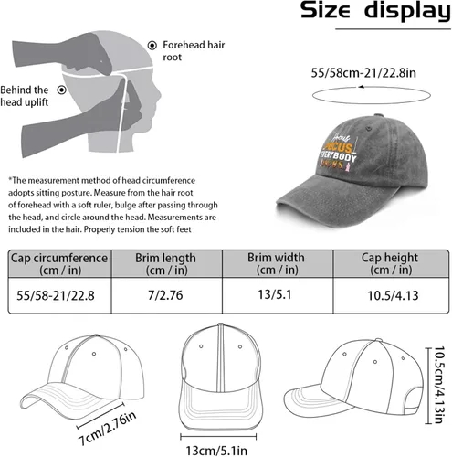 Vista 3 de ruio Halloween Hats for Men Baseball Cap Adjustable Baseball Cap Hocus Pocuss Everyboddy Focuus Hats for Men Baseball Cap