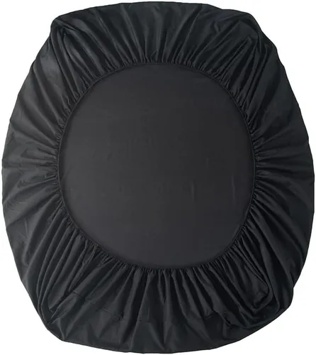 Vista 5 de JUWENIN, Sábana bajera de microfibra de calidad de lujo de 1 pieza Negro