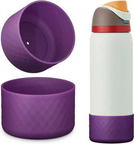 Vista 33 de Protector de Silicona para Botella de Agua Owala, 2 Piezas Fundas Protectoras Antideslizantes para Botellas de Agua FreeSip/Twist/Flip, Sin BPA