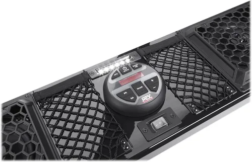 Vista 6 de MTX MUDSYS41 Sistema de barra de sonido marina de cuatro altavoces con Bluetooth para ATV/UTV/Tractor