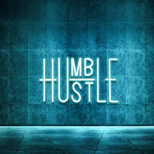 Vista 9 de Hustle - Letrero LED de neón para decoración de pared, luces LED de neón con palabras, decoración de fiestas, interruptor alimentado por USB, brillo