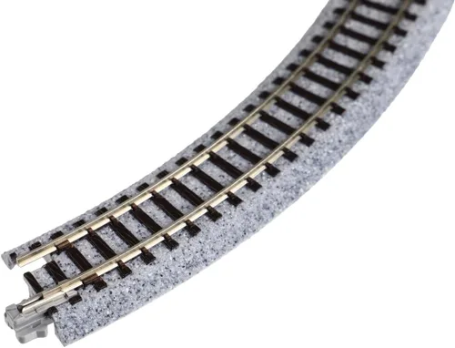 Vista 3 de Kato USA Model Train Products UNITRACK Pistas compactas (4 piezas), 7.205 in/(7") Radio/45 grados