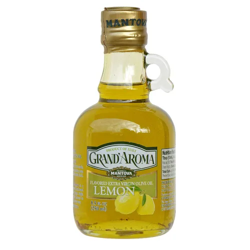 Vista 2 de Grand'aroma Aceite de oliva virgen extra, limón, 8.5 onzas (paquete de 3)