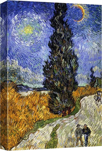Vista 12 de wall26 Vista de Vetheuil por Claude Monet - Arte moderno impresionista - Arte en lienzo para el hogar, 24 x 36 pulgadas 40. Vista de Vetheuil