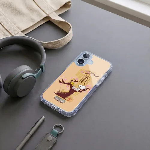 Vista 252 de Carcasa de gel para iPhone 7 Plus/iPhone 8 Plus, diseño de Snoopy Oriental de Peanuts, Badges