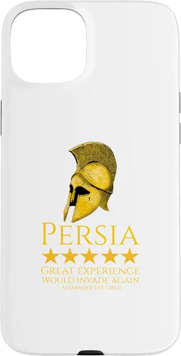Vista 9 de iPhone 16 Alexander The Great - Persia - Ancient Greek History Meme Case