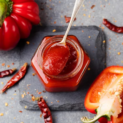 Vista 7 de Sanniti Red Passion Salsa de chile calabriano, 10.9 oz