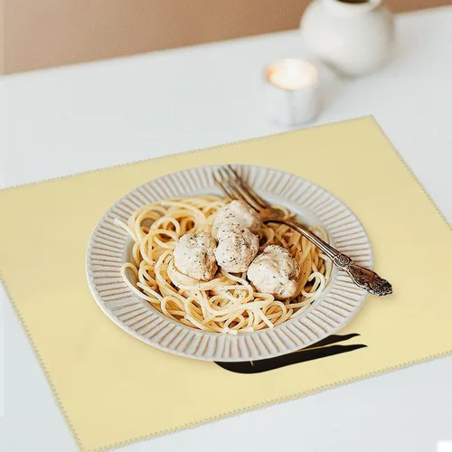 Vista 6 de Kangarooes Australia Placemats Set of 6 Resistant Table Mats Washable Place Mats for Dinner Party Table Decoration