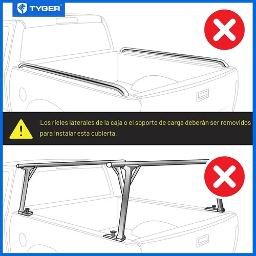 Vista 4 de Tyger Auto T1 - Funda enrollable suave para cama de camioneta, compatible con Honda Ridgeline 2017-2026 Cama de 5'4" (64") TG-BC1H9065