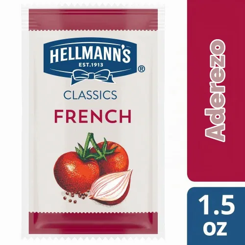 Vista 4 de Hellmann's Classics - Paquetes de aderezo francés para ensaladas, 1.5 onzas
