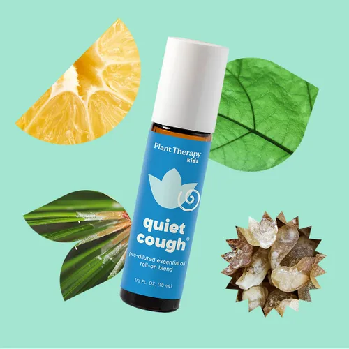 Vista 3 de Plant Therapy Aceite esencial para la tos silenciosa roll-on prediluido 0.3 fl oz (1/3 oz) 100% puro, apoya la salud respiratoria, alivia