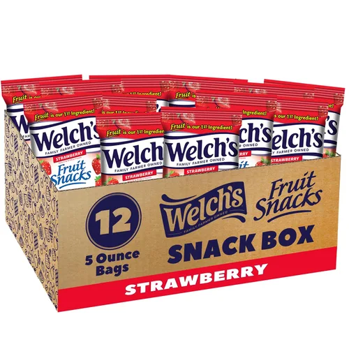 Vista 7 de Welch's Snacks de Fruta, Bayas y Cerezas, Perfectos para Compartir, Bolsa a Granel, 8 oz (Paquete de 1)