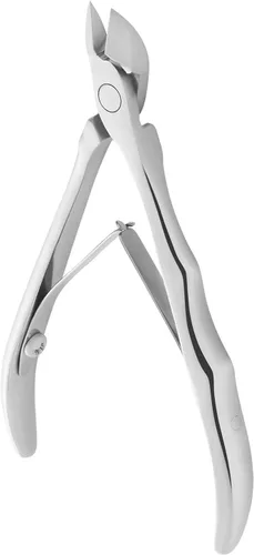 Vista 2 de STALEKS Pinza de cutícula PRO, 0.354 in, afilada a mano Expert 10, fabricada en Europa, Calidad profesional