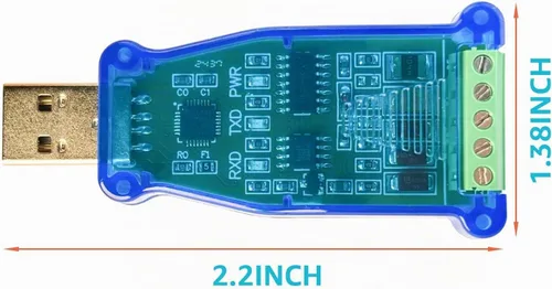 Vista 3 de DSD TECH SH-U10 Convertidor USB a RS485 para Modbus