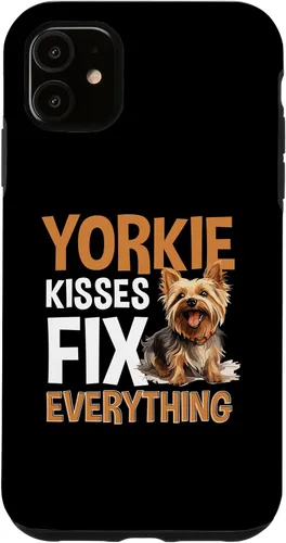 Vista 8 de Funda para iPhone 13 Pro Max Yorkshire Terrier Dog Yorkie - Yorkie kisses arreglar todo