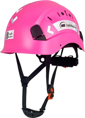 Vista 19 de Casco de Seguridad para Construcción ABS Casco Duro Sistema de Ventilación Ajustable Cascos Duros Protección de Cabeza para Trabajo Industrial